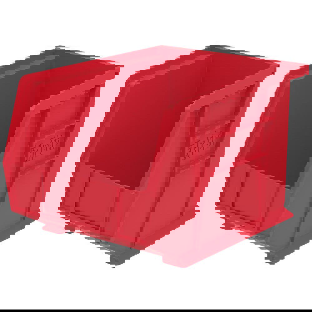 Plastic Hopper Stacking Bin: Red